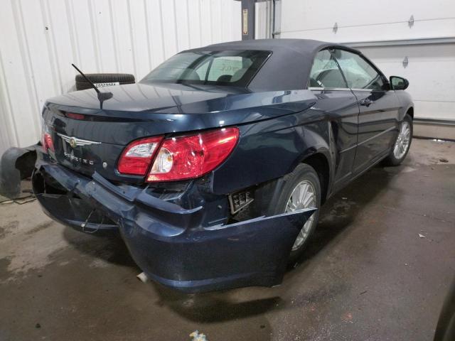 1C3LC45K08N230873 - 2008 CHRYSLER SEBRING BLUE photo 4