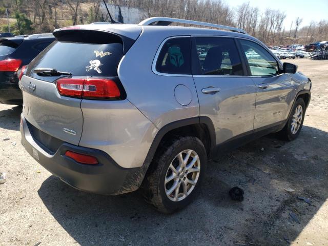 1C4PJMCB7EW286577 - 2014 JEEP CHEROKEE LATITUDE SILVER photo 3