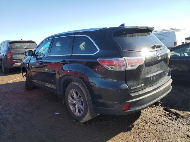 5TDJKRFH7ES049653 - 2014 TOYOTA HIGHLANDER XLE 黑色 照片 2