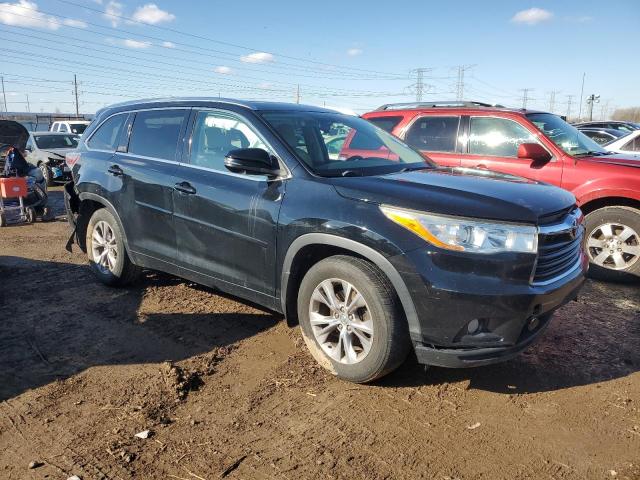 5TDJKRFH7ES049653 - 2014 TOYOTA HIGHLANDER XLE 黑色 照片 4