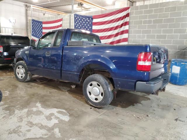 1FTRF12258KC53048 - 2008 FORD F150 BLUE photo 2