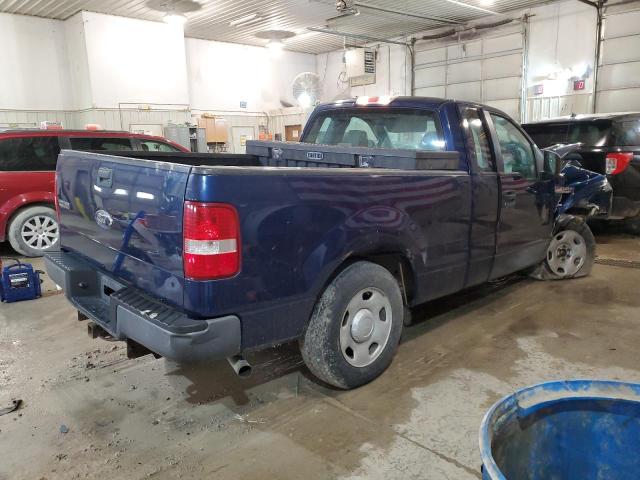 1FTRF12258KC53048 - 2008 FORD F150 BLUE photo 3