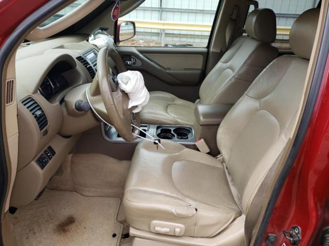 5N1AR18W26C676607 - 2006 NISSAN PATHFINDER LE წითელი ფოტო 7