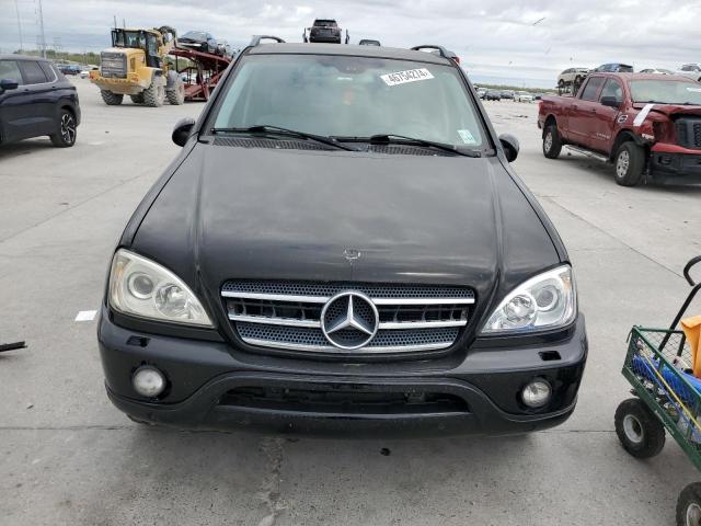 4JGAB75E43A385259 - 2003 MERCEDES-BENZ ML 500 BLACK photo 5