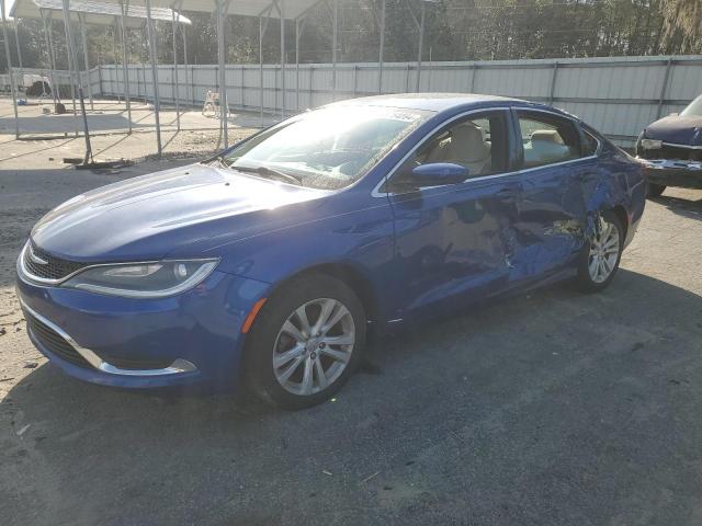 1C3CCCAB3FN653685 - 2015 CHRYSLER 200 LIMITED BLUE photo 1