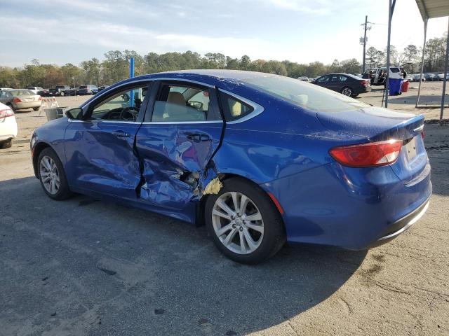 1C3CCCAB3FN653685 - 2015 CHRYSLER 200 LIMITED BLUE photo 2