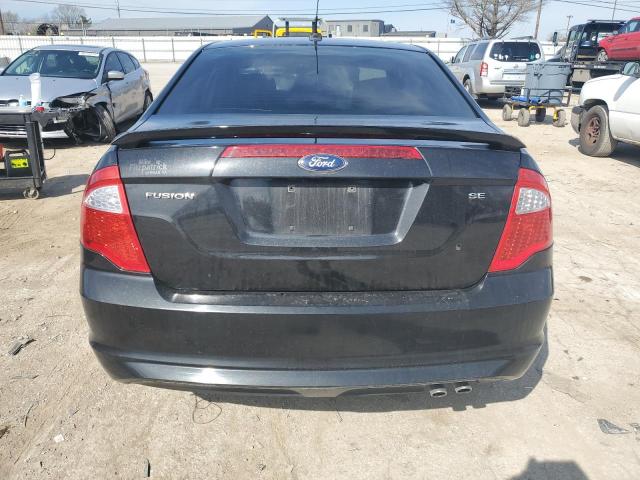 3FAHP0HA5BR206662 - 2011 FORD FUSION SE BLACK photo 6