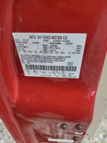 1FMCU93148KB13004 - 2008 FORD ESCAPE XLT RED photo 13