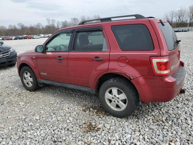 1FMCU93148KB13004 - 2008 FORD ESCAPE XLT RED photo 2