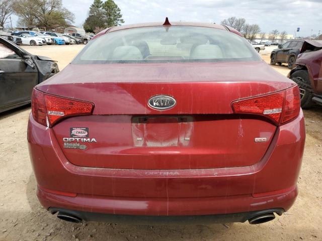 5XXGM4A72CG071449 - 2012 KIA OPTIMA LX RED photo 6