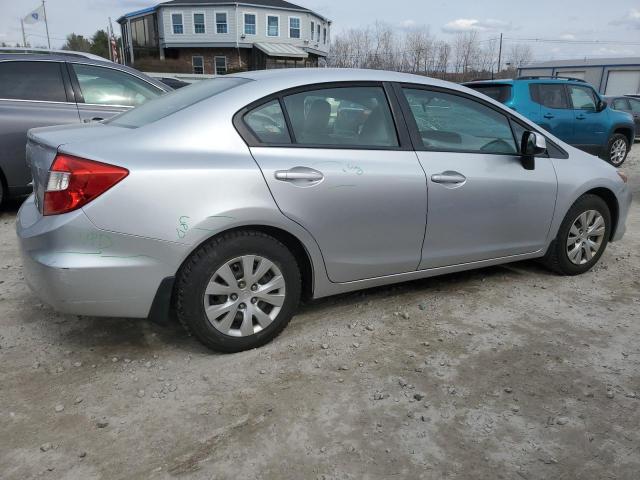 2HGFB2F5XCH314999 - 2012 HONDA CIVIC LX SILVER photo 3