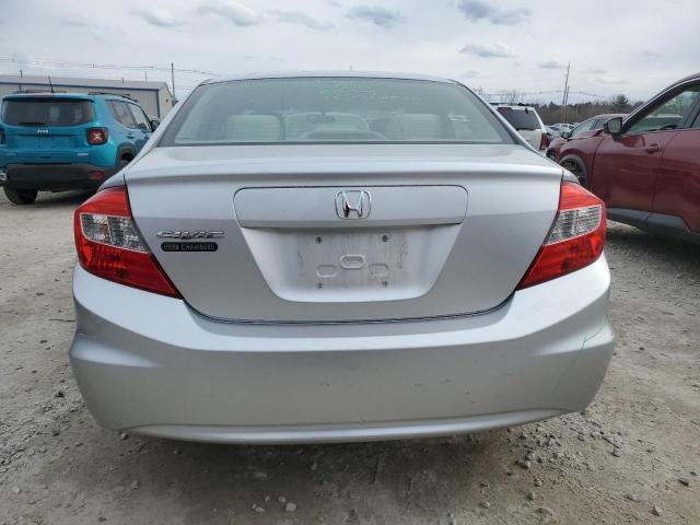 2HGFB2F5XCH314999 - 2012 HONDA CIVIC LX SILVER photo 6