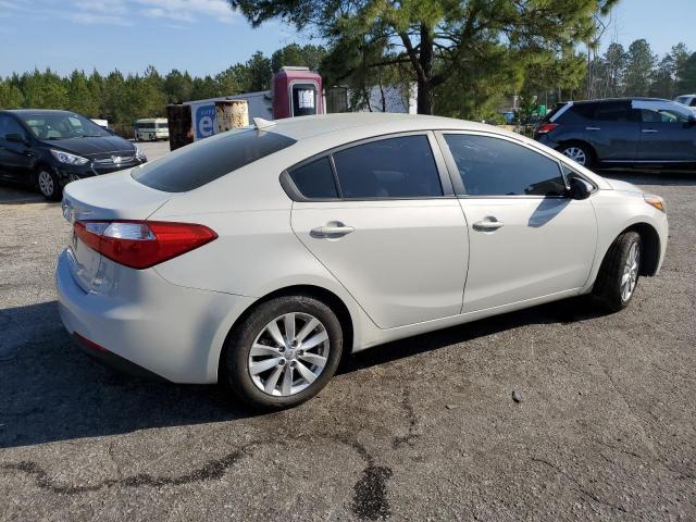 KNAFX4A66E5058640 - 2014 KIA FORTE LX WHITE photo 3