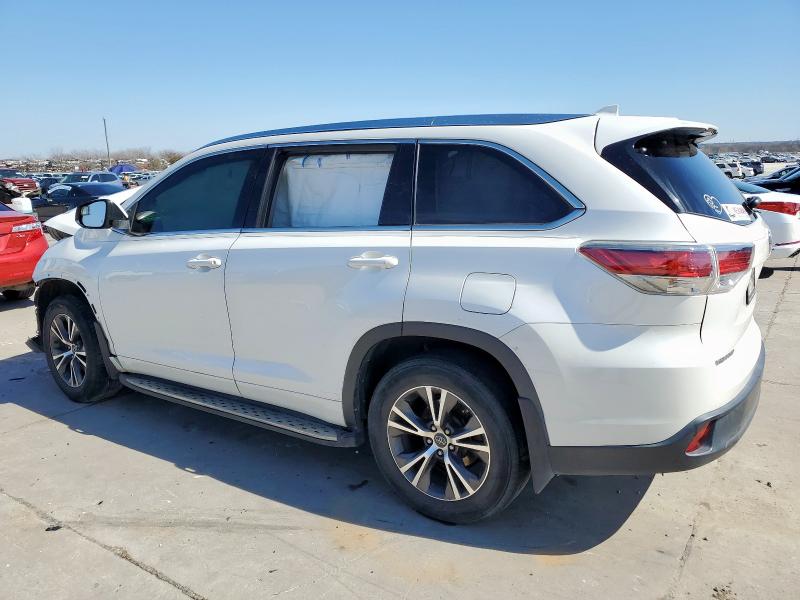 5TDKKRFH6GS153753 - 2016 TOYOTA HIGHLANDER XLE 白色 照片 2
