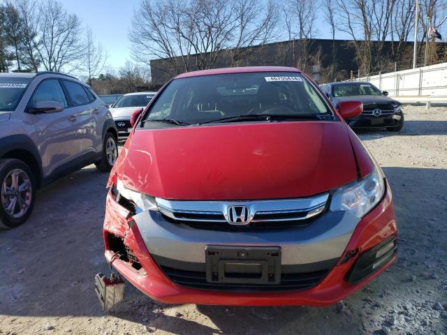 JHMZE2H73CS005979 - 2012 HONDA INSIGHT EX RED photo 5