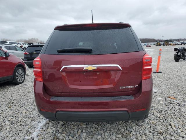 2GNALCEKXG6309300 - 2016 CHEVROLET EQUINOX LT MAROON photo 6