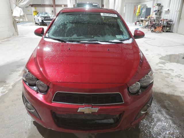 1G1JE6SB4G4125070 - 2016 CHEVROLET SONIC LTZ RED photo 5