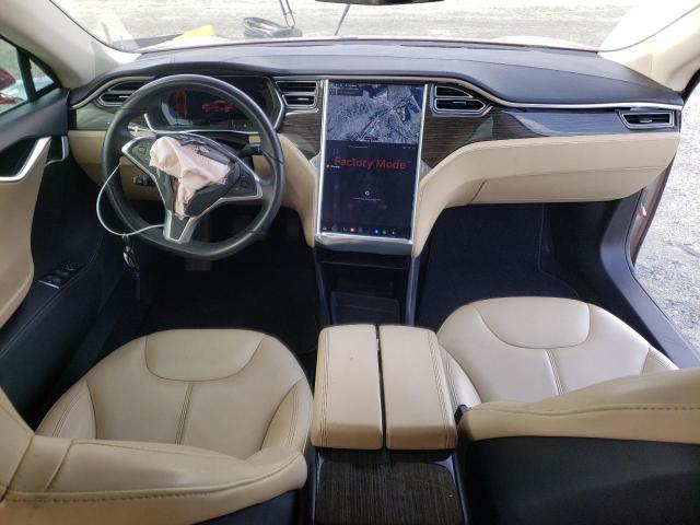 5YJSA1H16EFP57115 - 2014 TESLA MODEL S Qırmızı foto 8