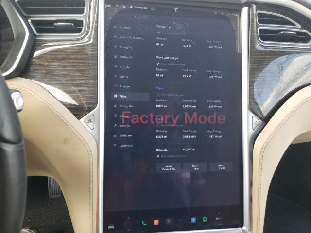 5YJSA1H16EFP57115 - 2014 TESLA MODEL S Qırmızı foto 9