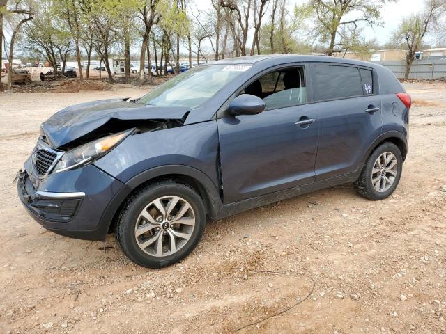 KNDPB3AC0E7632546 - 2014 KIA SPORTAGE BASE BLUE photo 1