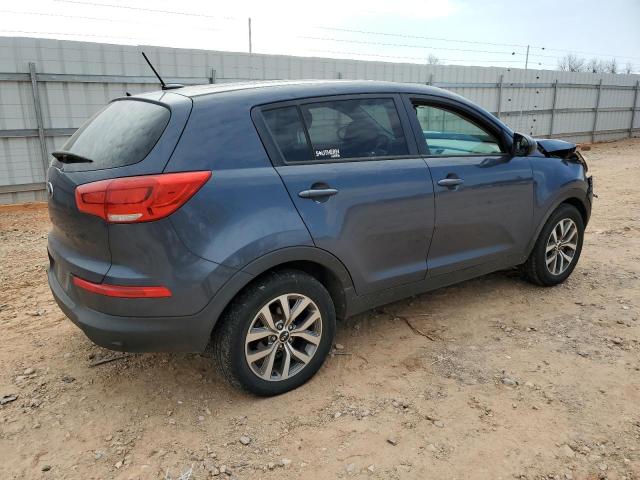 KNDPB3AC0E7632546 - 2014 KIA SPORTAGE BASE BLUE photo 3