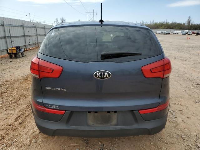 KNDPB3AC0E7632546 - 2014 KIA SPORTAGE BASE BLUE photo 6