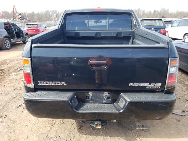 2HJYK16516H573883 - 2006 HONDA RIDGELINE RTL BLACK photo 6