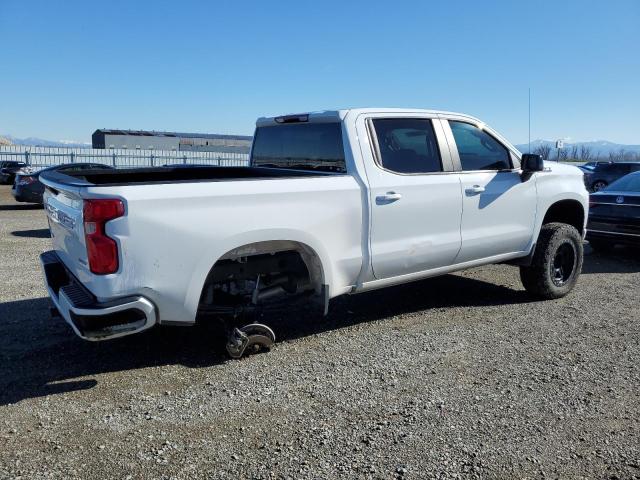 1GCUYEEDXNZ146041 - 2022 CHEVROLET SILVERADO K1500 RST WHITE photo 3