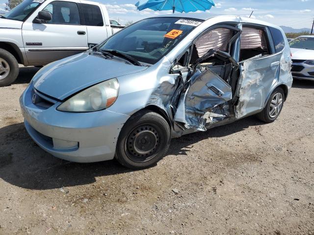 JHMGD37477S066944 - 2007 HONDA FIT BLUE photo 1