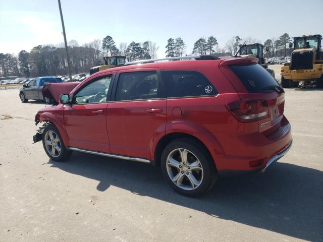 3C4PDDGG9HT543259 - 2017 DODGE JOURNEY CROSSROAD RED photo 2