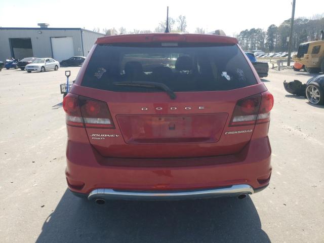 3C4PDDGG9HT543259 - 2017 DODGE JOURNEY CROSSROAD RED photo 6