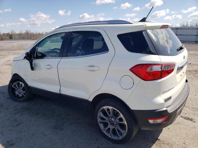 MAJ6S3KL6MC395938 - 2021 FORD ECOSPORT TITANIUM WHITE photo 2