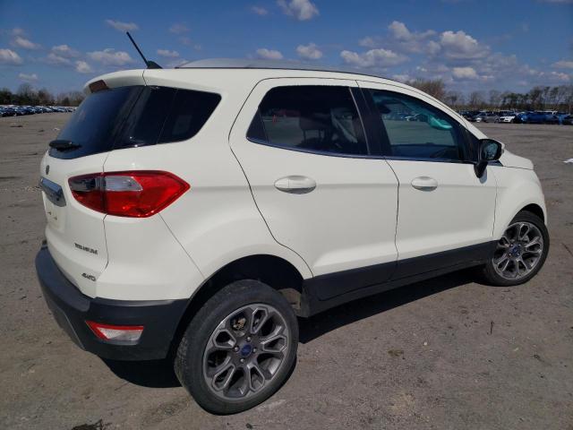 MAJ6S3KL6MC395938 - 2021 FORD ECOSPORT TITANIUM WHITE photo 3