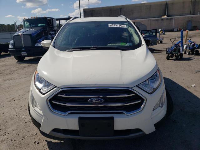 MAJ6S3KL6MC395938 - 2021 FORD ECOSPORT TITANIUM WHITE photo 5