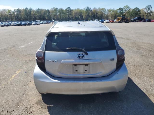 JTDKDTB3XD1548867 - 2013 TOYOTA PRIUS C SILVER photo 6