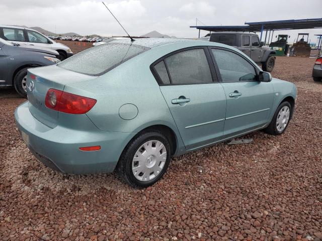 JM1BK12F541165651 - 2004 MAZDA 3 I TURQUOISE photo 3