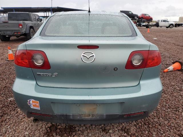 JM1BK12F541165651 - 2004 MAZDA 3 I TURQUOISE photo 6