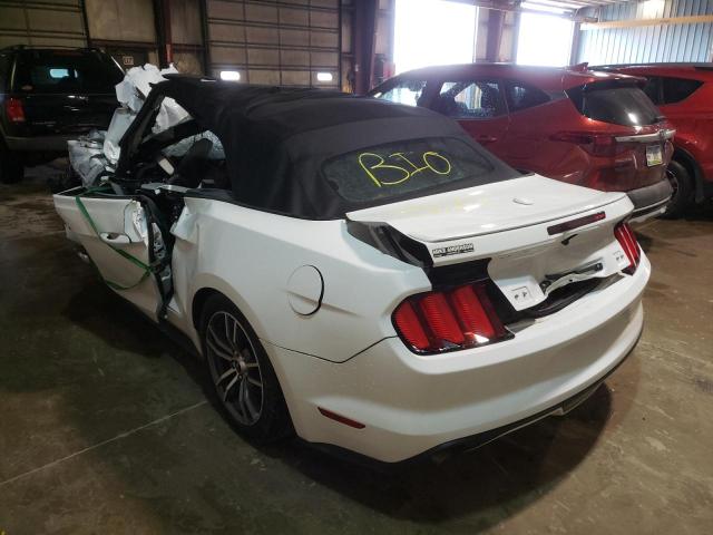 1FATP8UH2G5216393 - 2016 FORD MUSTANG WHITE photo 3