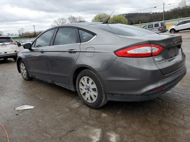 3FA6P0G70ER193627 - 2014 FORD FUSION S GRAY photo 2