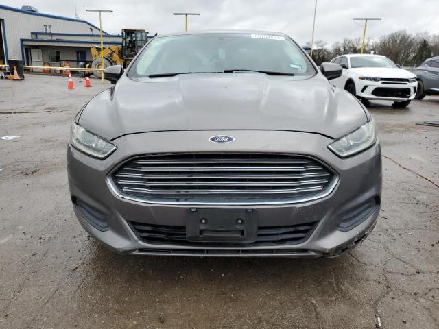 3FA6P0G70ER193627 - 2014 FORD FUSION S GRAY photo 5