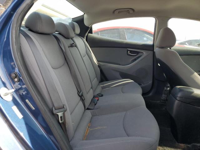 KMHDH4AE3EU182008 - 2014 HYUNDAI ELANTRA SE BLUE photo 10