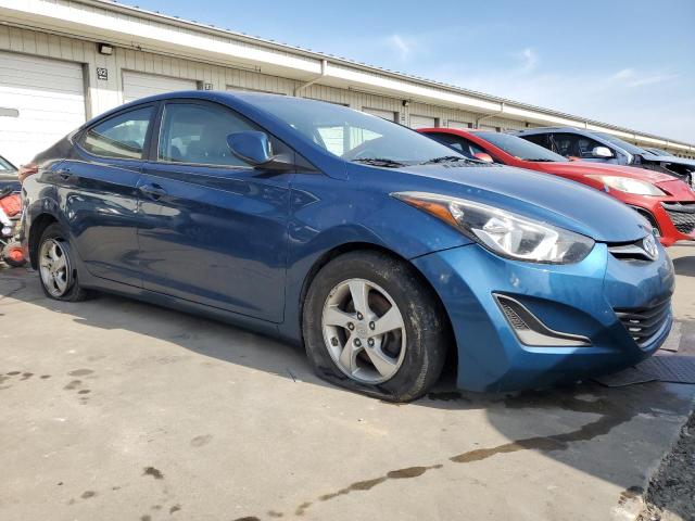 KMHDH4AE3EU182008 - 2014 HYUNDAI ELANTRA SE BLUE photo 4