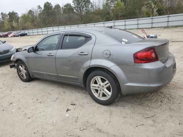 1C3CDZCB9CN196728 - 2012 DODGE AVENGER SXT GRAY photo 2