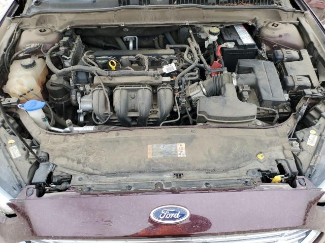 3FA6P0H76DR125524 - 2013 FORD FUSION SE MAROON photo 11