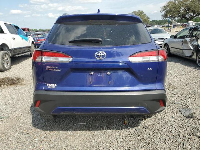 7MUBAAAG7NV033854 - 2022 TOYOTA COROLLA CR LE BLUE photo 6