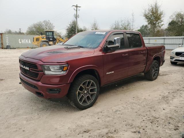 1C6SRFJTXKN910407 - 2019 RAM 1500 LARAMIE BURGUNDY photo 1