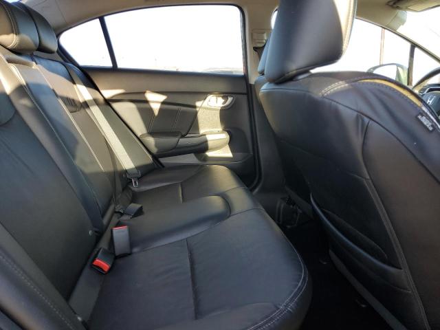 2HGFB2F91FH522969 - 2015 HONDA CIVIC EXL ნაცრისფერი ფოტო 10