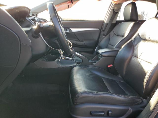 2HGFB2F91FH522969 - 2015 HONDA CIVIC EXL ნაცრისფერი ფოტო 7