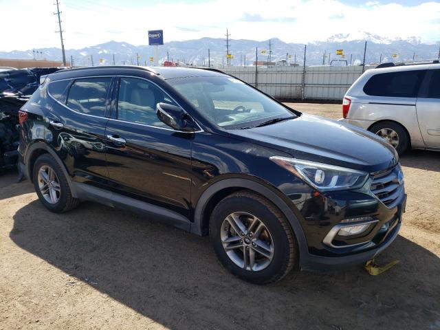 5NMZUDLB1HH031950 - 2017 HYUNDAI SANTA FE S BLACK photo 4