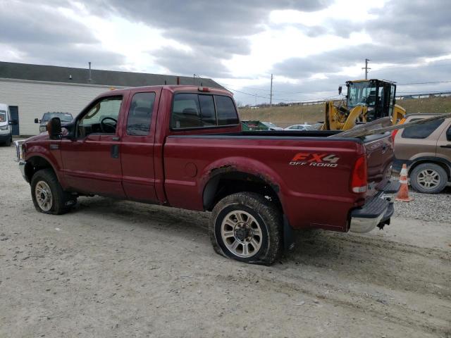 1FTSX31S34EA78822 - 2004 FORD F350 SRW SUPER DUTY RED photo 2